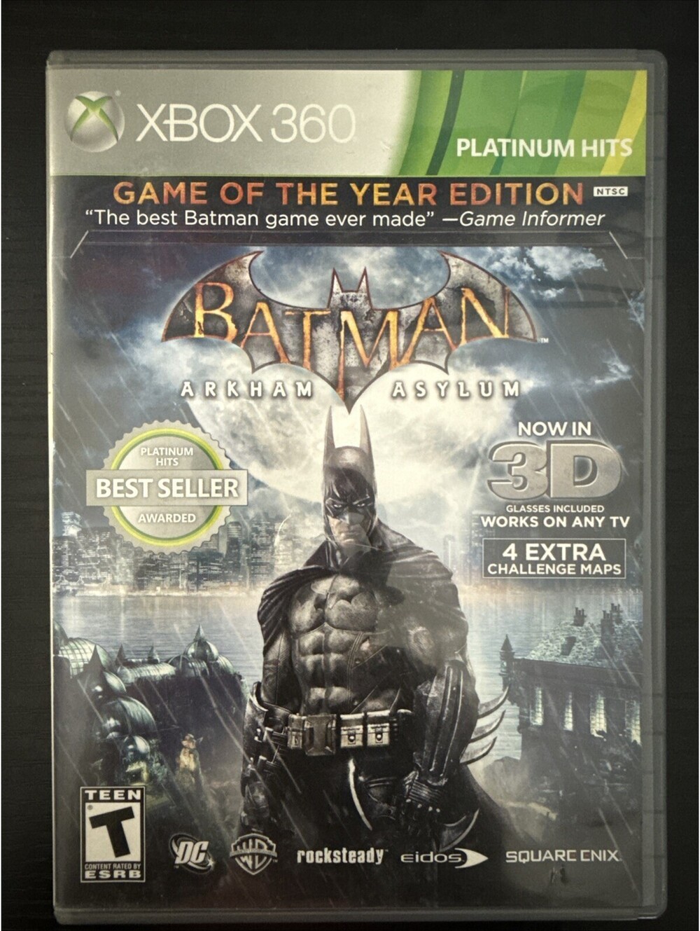 Batman: Arkham Asylum -- Game of the Year Edition (Microsoft Xbox 360, 2010)